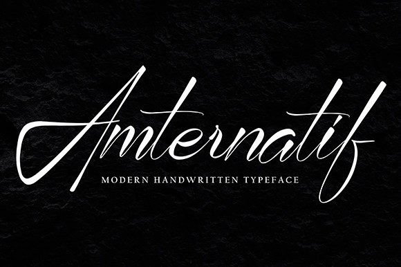 Amternatif Font for Web Design