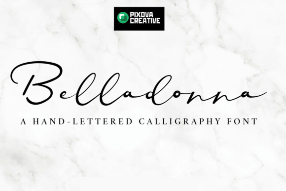 Belladonna Script: An Elegant Typeface for Editorial Design