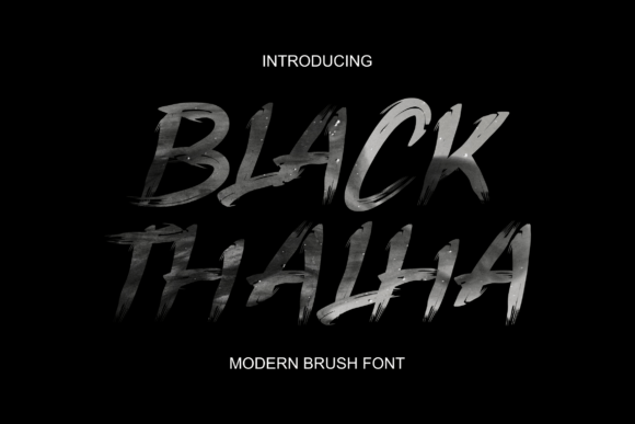 Black Thalha: A Bold Script Font for Modern Web Design