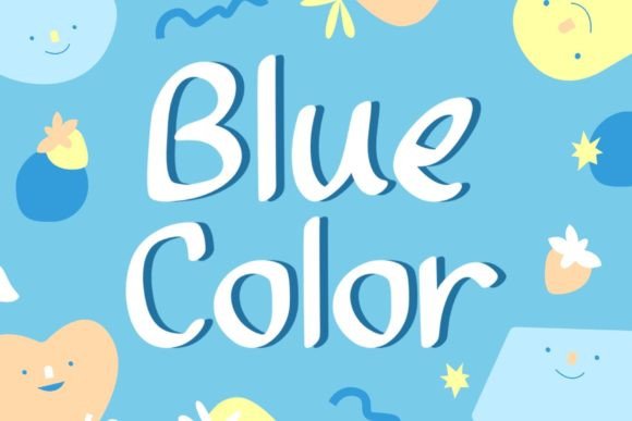 Blue Color: A Script Handwritten Font for Ocean-Inspired Designs