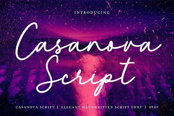 Casanova Script: A Fashionable Typeface for Elegant Editorial Design