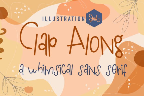 Clap Along Typeface for Playful Campaign Design