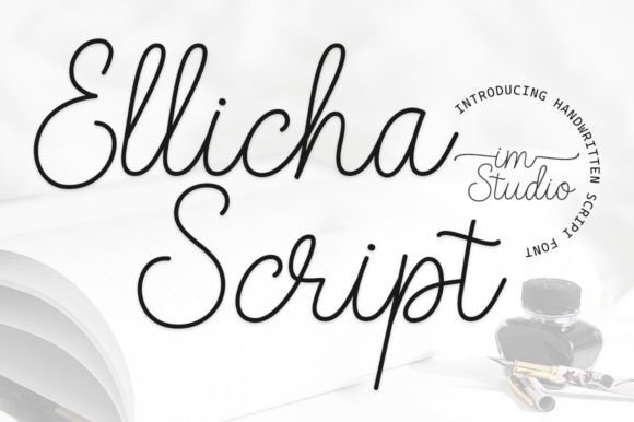Elevate Your Brand Identity with Ellicha Script Typeface