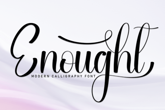 Enought: A Friendly Script Handwritten Font for Web Design