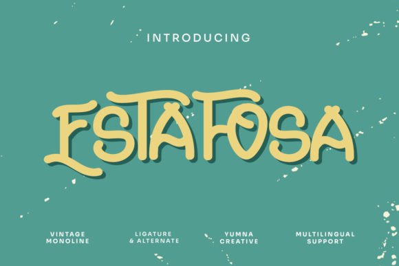 Estafosa Font Review
