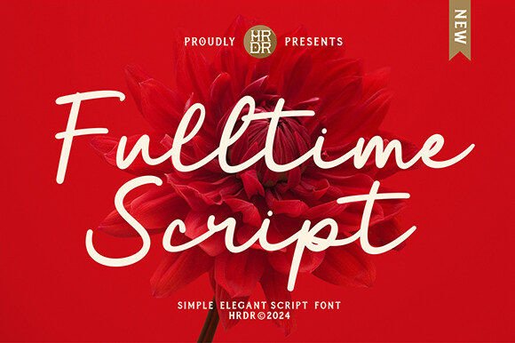Fulltime Script: The Elegant Typeface for Modern Branding