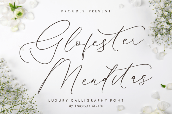 Glofester Menditas: The Script Font for Digital Elegance