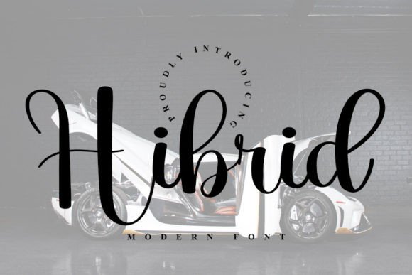 Hibrid Font: A Fresh Handwritten Typeface