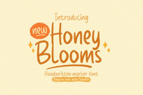 Honey Blooms: A Whimsical Script Font for Creative Projects