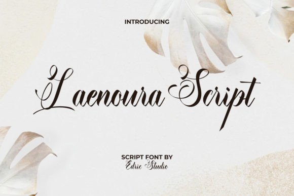 Laenoura Script: An Elegant Typeface for Editorial Design
