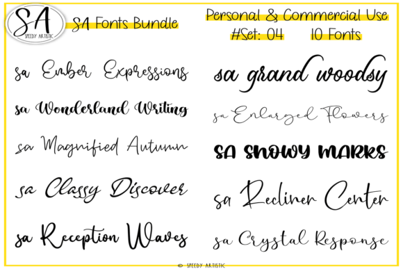 Refining Editorial Design with Script and Handwritten Bundle 4