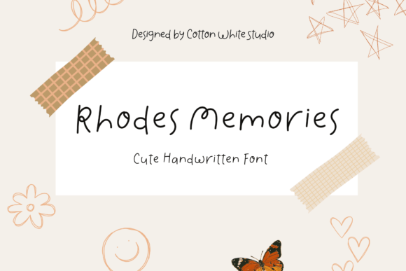 Rhodes Memories: A Delicate Script Font for Web Design