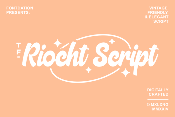 Riocht Script: A Bold Typeface for Digital Headlines