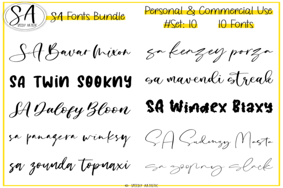 Script and Handwritten Bundle 10 for Authentic Branding