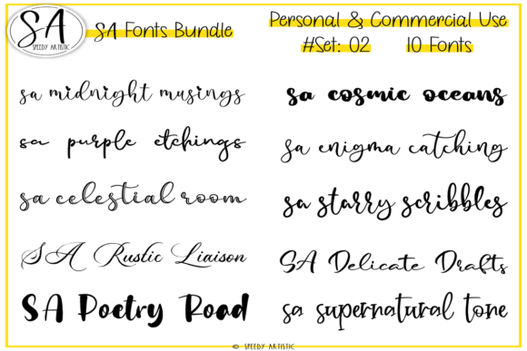 Script and Handwritten Bundle 3 for Editorial Design