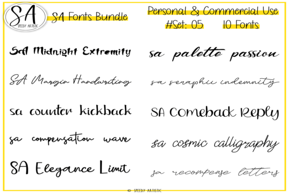 Script and Handwritten Bundle 5 for Campaign Visuals