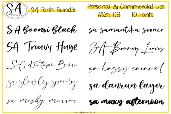 Script and Handwritten Bundle 8: The Perfect Font for Branding