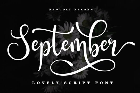 September Script: An Elegant Typeface for Makers