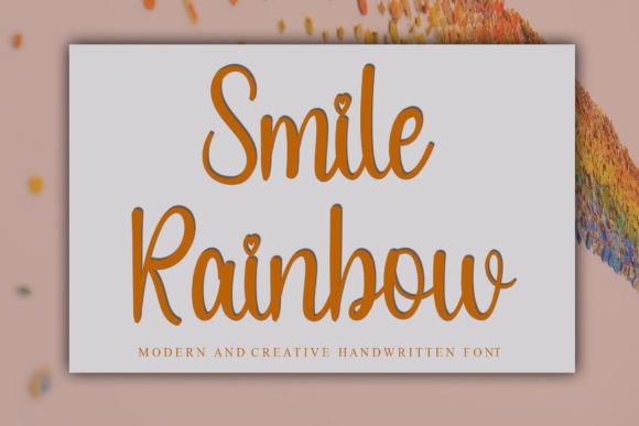 Smile Rainbow Font: The Handwritten Typeface for Campaigns