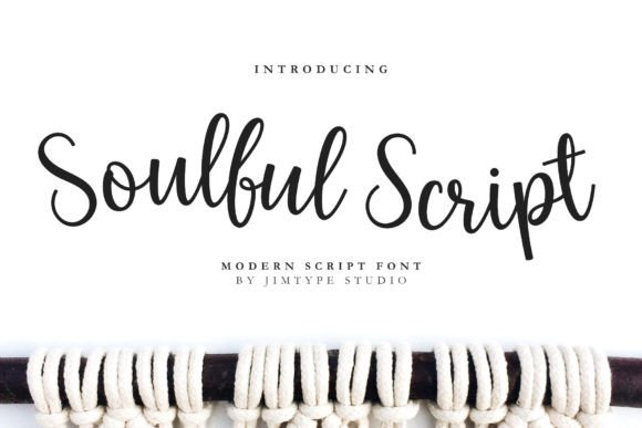 Soulful Script: A Handwritten Typeface for Modern Branding