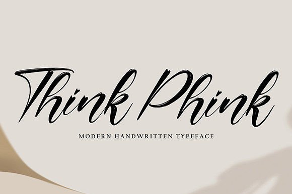 Think Phink Font for Creative Campaigns
