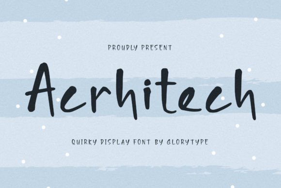 Upgrade Your Brand Identity with Acrhitech Typeface