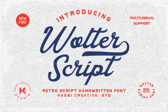 Wolte Script: The Elegant Vintage Font for Modern Design
