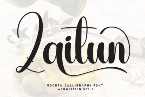 Zaitun Font: A Sweet Handwritten Typeface for Makers