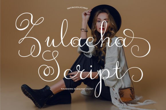 Zulaeha Script: A Modern Typeface for Digital Branding